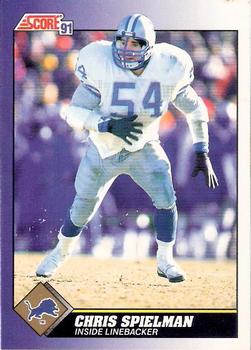 Chris Spielman Detroit Lions 1991 Score NFL #9